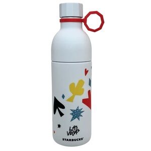 🥤 B2G1FREE - Starbucks Las Vegas Diamond Heart Spade Clubs Water Bottle 16 oz